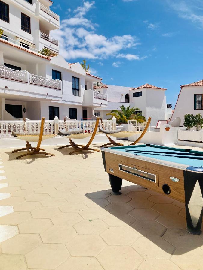 Apartment With Terrace And Pool, Los Cristianos 洛斯克里斯蒂亚诺斯 外观 照片