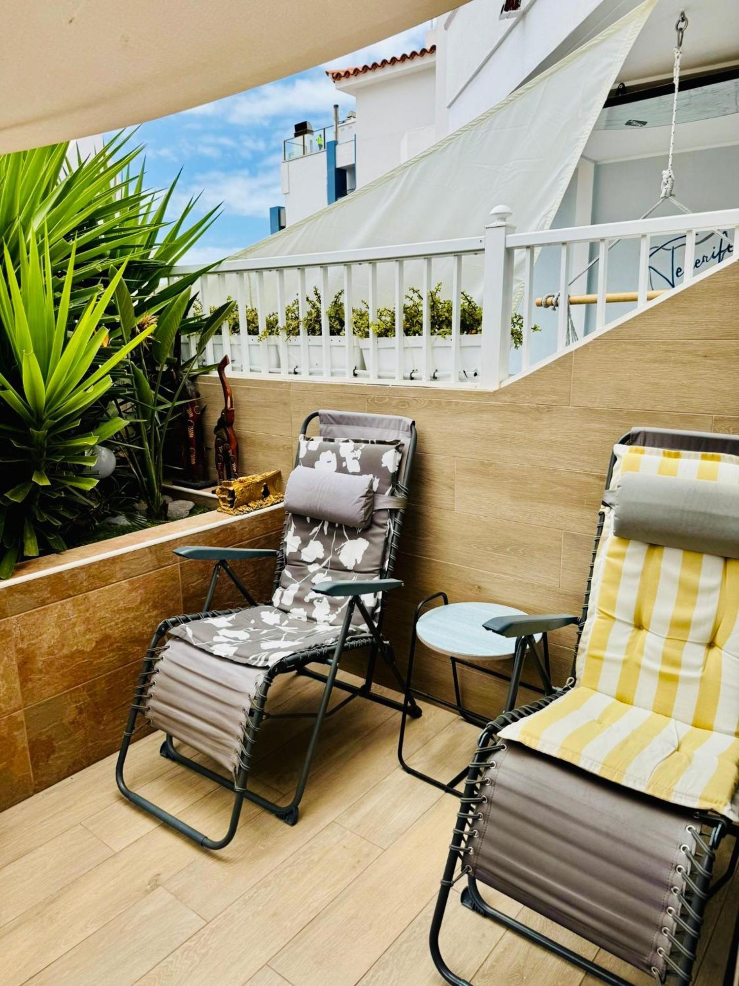Apartment With Terrace And Pool, Los Cristianos 洛斯克里斯蒂亚诺斯 外观 照片